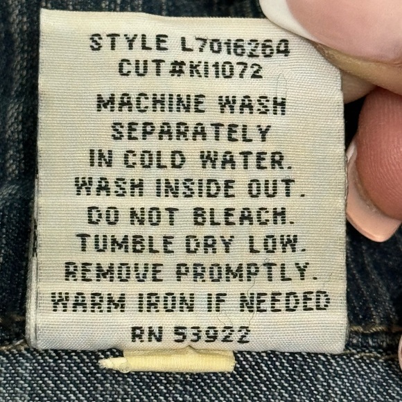 Z. Cavaricci vintage jean jacket 2X - Picture 8 of 10